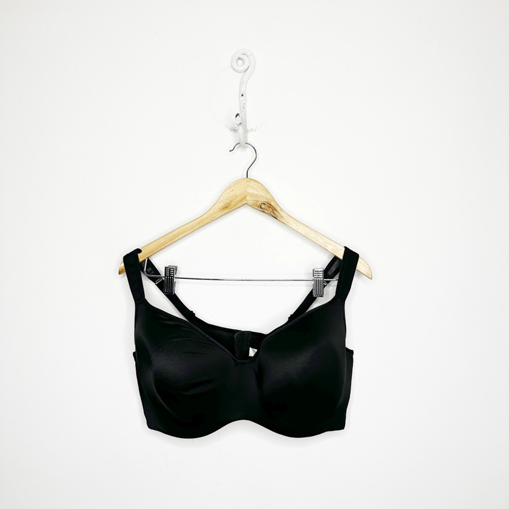 CACIQUE LIGHTLY LINED BALCONETTE Bra BLACK underwire womens 42DDD
